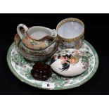 A Parcel Of 20th Century Oriental Ceramics To Include Red Rooster Pattern