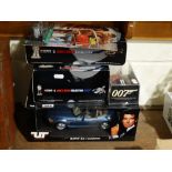A Quantity Of Boxed Corgi 007 Collectable Vehicles