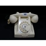 An Ericsson 332 Pattern Ivory Bakerlite Telephone