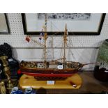 A Well Executed Scale Model Of The Ship "Lady Neave" Of Amlwch