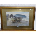 Warren Williams ARCA, Watercolour View Of Conwy Harbour With Boats To The Foreground, Signed