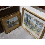 Two Early 20th Century Watercolour Landscape Views