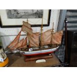 A Well Executed Scale Model Of The Ship "Earl Of Lathom"