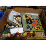 A Box Of Mixed House Clearance Toys & Games