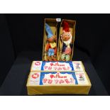 Two Pelham Puppets In Original Cardboard Boxes, Noddy & Big Ears