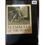 Two Bound Volumes Of "Mammals Of The World" Published By John Hopkins