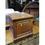 An Edwardian Mahogany Commode Stool