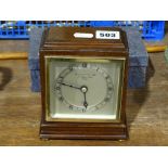 A 20th Century Mahogany Encased Mantel Clock, Retailed By Garrard & Co
