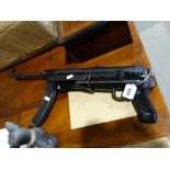 An M56 Yugoslav Submachine Gun & Bayonet Together With Deactivation Certificate