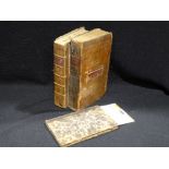Two Leather Bound 18th Century Travel Books Together With A 1673 Edition Of "The Tempestious Soul