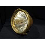 A Large Brass Encased C.A.V. Model F Electric Headlight