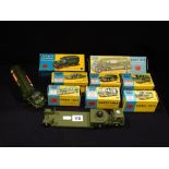 A Collection Of Mainly Boxed Corgi Toys Military Vehicles To Include Models, 354, 355, 356, 357,