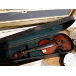 A Cased Early 20th Century Violin "The Maidstone"