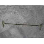 Carriage Fittings & Fixtures, 28" Brass Rein Rail