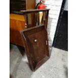 A Victorian Mahogany Butlers Tray On Folding Stand