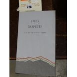 A Rare Book Titled "Deg Soned" By T H Parry Williams, Published By Gwasg Gregynog 1987