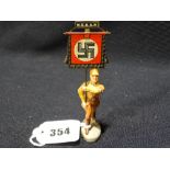 An Elastolin Figure Of "Jingling Johnny" Sa Standard Bearer