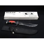 A Boxed Maxam Hunting Knife