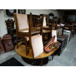 A G-Plan Teak Extending Dining Table & Set Of Four Chairs