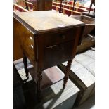 A 19th Century Mahogany Work Table With Base Shelf