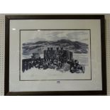 A Limited Edition Print Of Conwy Castle By Kyffin Williams, Signed & Numbered In Pencil