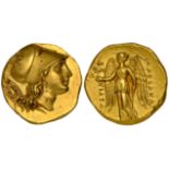 Kings of Macedon, Alexander III, the Great (336-323 BC), gold stater, uncertain eastern mint, c.