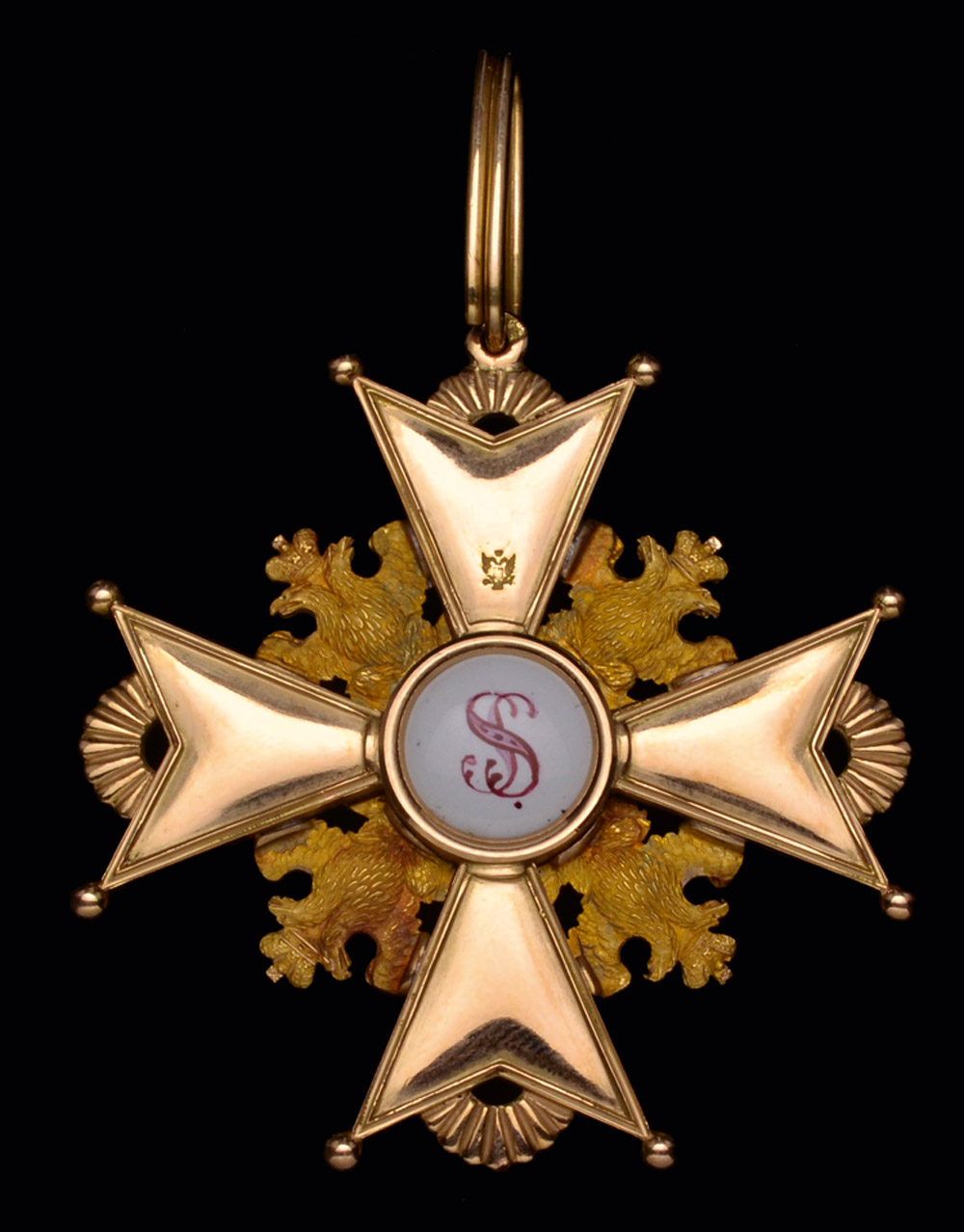 *Russia, Order of St Stanislaus, First Class set of insignia, comprising: sash badge in gold and - Image 2 of 5