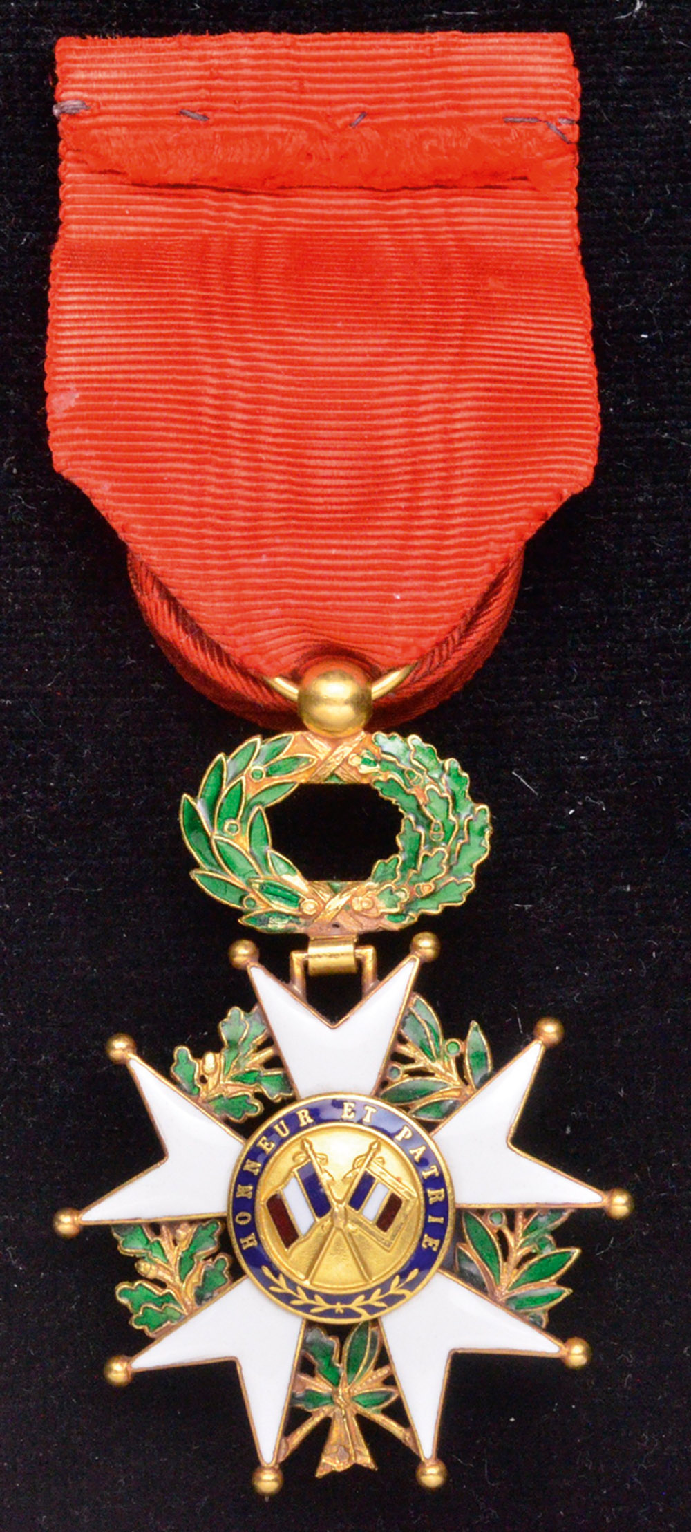 *France, Légion d’Honneur, Third Republic, Officer’s breast badge in gold and enamels, good - Image 2 of 2