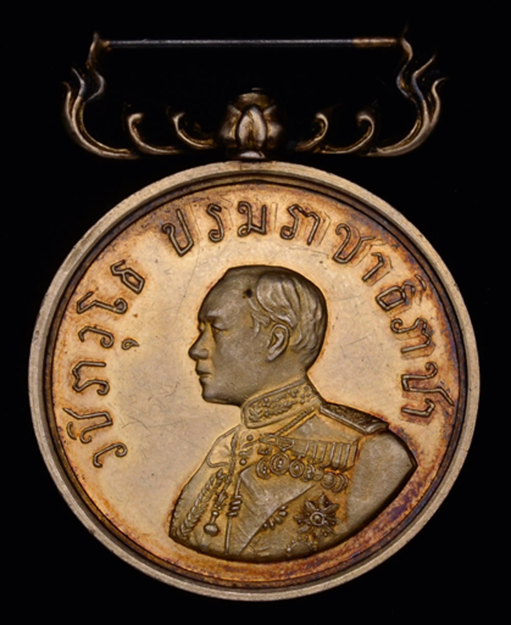 *Thailand, Medal of Merit, Rama VI type (issued 1911-1927), ‘gold’ award struck in silver-gilt, 31.