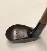 Period Dreadnought Sunday golf walking stick fitted with socket head golf club handle with and a