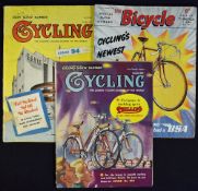 1951 and 1954 Bicycle Show Magazines dates include 8 No 1951 and 18 No 1954 together with 1952 The