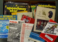 Box of late 1970s Speedway Star Magazines predominantly 1977/78, includes 1964/65 Speedway Post