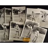 Old black and white photos of Jim Ferrier (1947 USPGA Golf Champion) - from the 1960's showing
