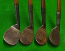 4x niblicks makers include 2x Tom Stewart one stamped Fred Collins Llandudno and the other stamped