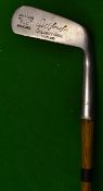 Early Bobby Jones Calamity Jane goose neck Spalding Kro-flite stainless head putter - c/w 3x bands