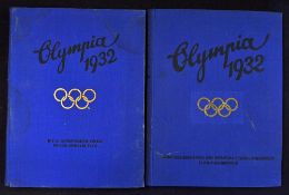 1932 Olympic Games German Cigarette Card Albums includes reports on the games and comes with