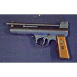 Early Webley and Scott "Webley Mk.1" .177 air pistol c.1925 - over lever opener, side safety,