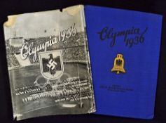 1936 Olympic Games German Cigarette Card Album Cigarette Card Album Berlin Olympics contains black