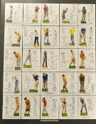 Set of John Players & Sons golfing cigarette cards titled Golf c.1939 - large complete set of 25/