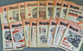 Wartime 1944 bicycling magazine's to include "The Bicycle" Vol.16 January 5th no.411 to Vol. 17