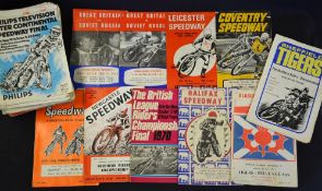Speedway: Collection of Belle Vue Speedway programmes from the 1969 to the 1980 to include 1964,