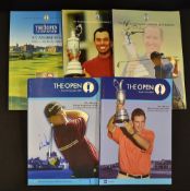 5x 2000's Open Golf Championship programmes signed by 190# players including '00 signed by 53#