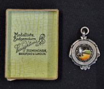 1925-26 High Break Billiards Medal obverse Birmingham & District Social Clubs Union engraved