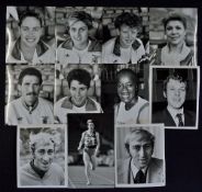 Athletics and Swimming Press Photograph Selection to include black and white photographs of Pippa