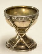 Dunlop silver "Hole In One" trophy - hallmarked Birmingham 1929 complete with crossed golf clubs