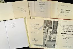 Assorted Signed Cricket Books signed by the authors to include 'Cricket Impressions' by Adrian