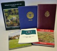 Golf Club Histories (6) to incl The Story of Malden Golf Club, Hornsey Golf Club signed, The