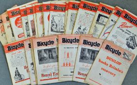 Collection of 1945/46 bicycling magazine's to include "The Bicycle" 2x 1945 Vol.20 Nos 497 & 508 and