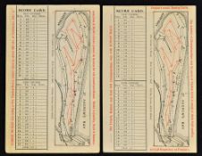 2x early St Andrews golf club makers advertising scorecards to include R Forgan and Anderson and