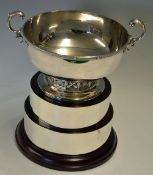 Lawn Tennis Federation Cup Trophy a large silver-plated trophy replicating the two handled bowl